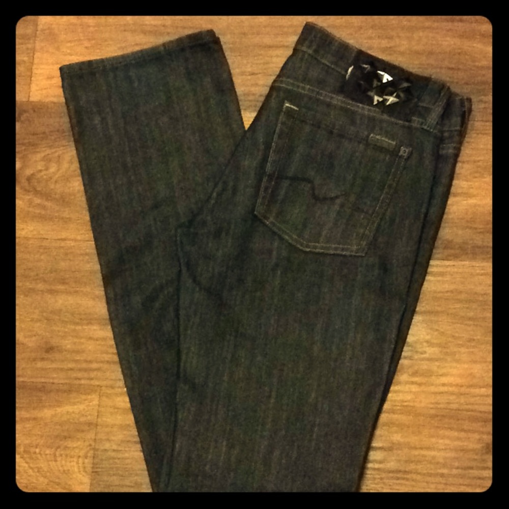 7FAMK Straight Jeans Size 29. 7 For All Mankind